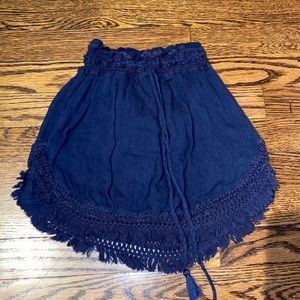 Blue aerie skirt